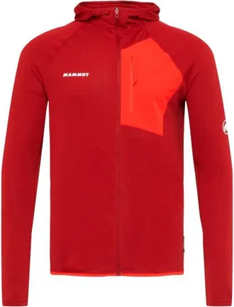 Mammut Aenergy Light ML Hooded Jacket Fleecejacke f&uuml;r Herren | rot