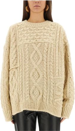 Isabel Marant Jersey Deotille - Knitwear - Mujer - Beige - M