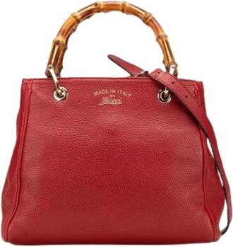 Gucci Pre-owned Handbags, female, Red, Size: ONE SIZE Pre-owned Handbag