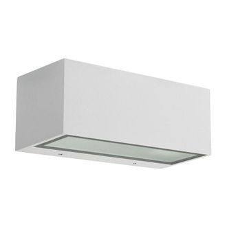 Leds - C4 Leds-c4 - Nemesis Aluminium - Applique da esterno 1 luce Bianco IP54, attacco E27