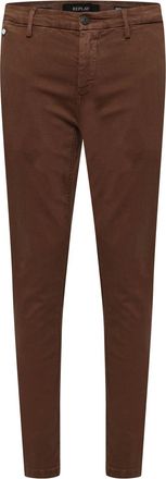 Replay Mens Benni Regular-Fit Chinos in Brown Cotton - Size 29W/30L