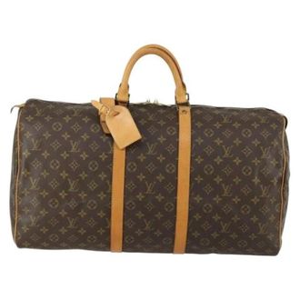 Louis Vuitton Vintage, unisex, Bruin, ONE Size, Pre-owned Weekendtas