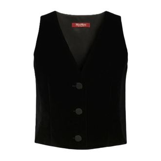 Max Mara Dames, Jassen, Zwart, Maat: L