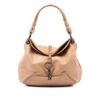 Bottega Veneta Pre-owned Bottega Veneta Leather Braided Shoulder Bag Ladies 8W7GIACB0B0D4SMY