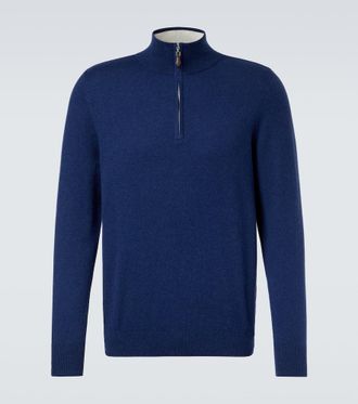 arch4 Mr Fenchurch cashmere half-zip sweater