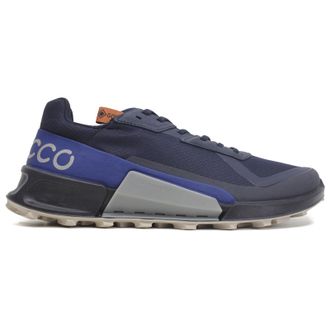 Ecco Ecco Biom 2.1 X Country Leather Textile Mens Low Top Trainers - Night Sky Blue Depths - Size:UK 10