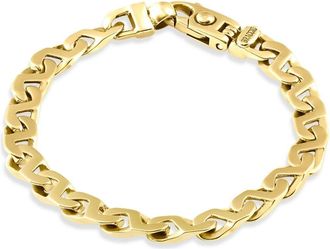 Pompeii3 Mens 14k Gold (30gram) or Platinum (48gram) 7.5mm Link Bracelet 8