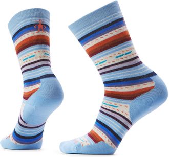 Smartwool Everyday Margarita Crew Socks Blue XL