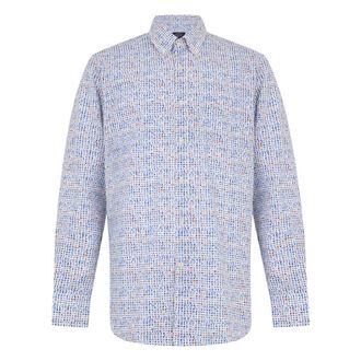 Paul & Shark Long Sleeve Shirt with Flag Print - male - Paul & Shark - Casual Shirts - Multicolor - 4XL - Shirts
