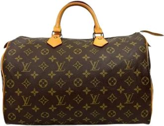 Louis Vuitton Pre-owned Handbags, female, Brown, Size: ONE SIZE Pre-owned Fabric Travel Bag