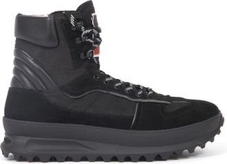 Maison Margiela Climber high-top leather sneakers - men - Polyurethane/Polyester/Calf Suede/Calf Leather/Calf Leather - 39 - Black