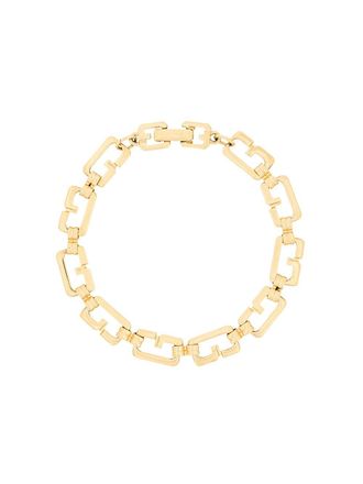 Givenchy 1980s G Link Bracelet - women - 18kt Gold Plated Brass - One Size