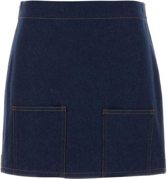 Fendi Blue Denim Mini Skirt