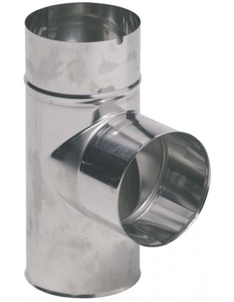 TEN Ten - Barra De Acero Inoxidable 304 90&deg; Macho Para Gas, Combustible Y Madera