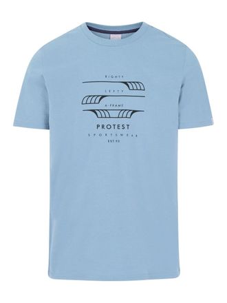 Protest T-Shirt PROTEST T-Shirt PRTRIMBLE, Herren, Gr. XXL, blau (dusk blau), Obermaterial: 100% Baumwolle CO., Shirts T-Shirt