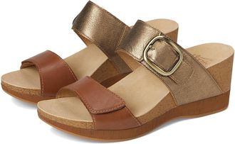 Dansko Shannon Womens Clog Shoes Gold Tan : EU 42 (US Womens 11.5-12) Regular, Leather