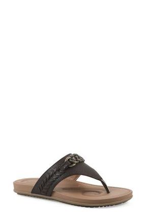 White Mountain Aladdin Flip Flop in Cappuchino/Smooth at Nordstrom Rack, Size 8.5