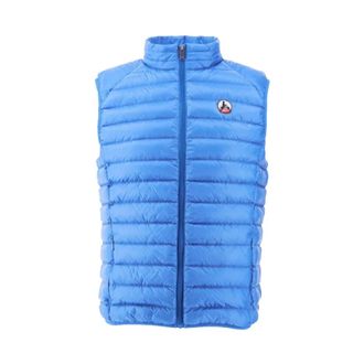Jott Mouwloos Donsvest Urban Chic Stijl - Heren - Bodywarmers - Blauw - 2XL - Jassen