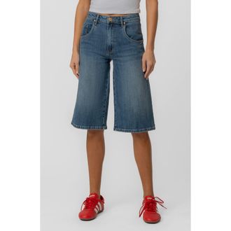 Kut from the Kloth Mandy High Waist Denim Bermuda Shorts in Miracle at Nordstrom, Size 10