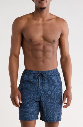Quiksilver Puddle Swim Trunks in Total Eclipse at Nordstrom Rack, Size X-Large