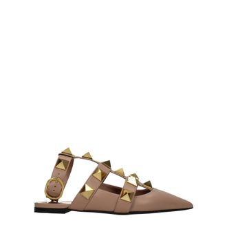 Valentino Garavani Damens Sandalen Rosa Leder/Rose