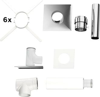 Bosch Accesorio De Escape Fc-set110-c93x (arriba) Juego B&aacute;sico C93x Acero Inoxidable, D:110/160mm, 7738113076