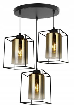 OEM L&aacute;mpara Colgante Moderna Y Elegante Con Pantalla De Cristal
