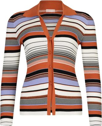 Liu Jo Cardigan a righe - Rosso