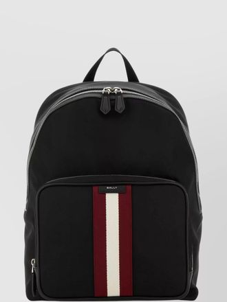 Bally canvas backpack with adjustable shoulder straps