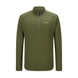 Karrimor Heren Grid Fleece Top (Olijf)