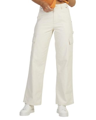 Roxy Cargohose ROXY Lefty, Damen, Gr. M, beige (natural), Obermaterial:100% Baumwolle;, Hosen Cargohose