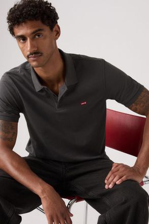 Levi's Polo Housemark - Hombre - 2XL - Negro / Blackened Pearl Pique