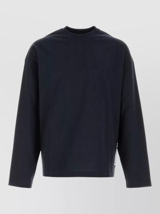 Jil Sander cotton long sleeve crew neck t-shirt