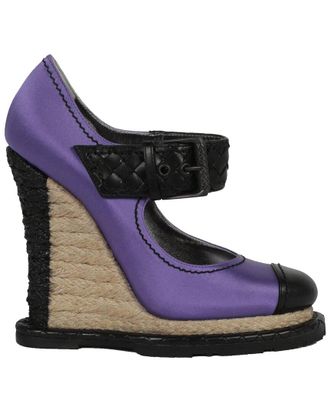 Bottega Veneta Leather Wedge Sandal