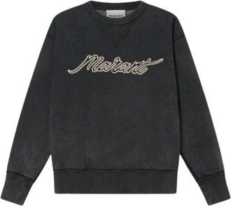 Isabel Marant Hoodies & sweatvesten, Dames, Zwart, L, H26 Star Sweater