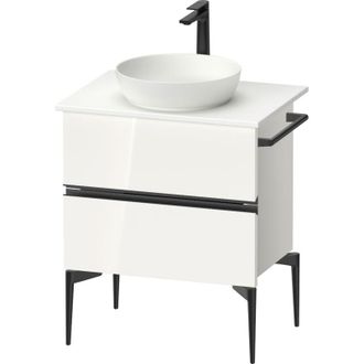 Duravit Duravit - Sivida Consola Mueble Bajo Lavabo, 2 Cajones, Tirador