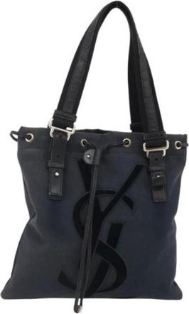 Saint Laurent Pre-owned Tote Bags, female, Black, Size: ONE SIZE Pre-owned Tote Bag