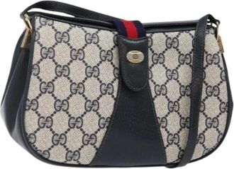 Gucci Pre-owned Cross Body Bags, female, Blue, Size: ONE SIZE Pre-owned Plastic gucci-bags