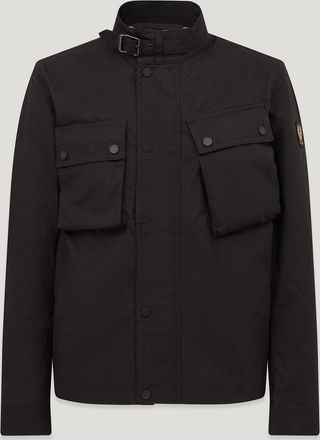 Belstaff Service Racemaster Mens Dry Waxed Cotton Black Size 2XL