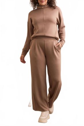 Tribal Pull On Stretch Pant In Fossil