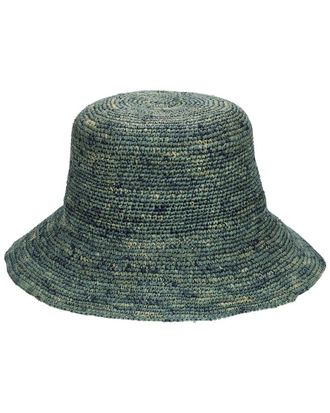 San Diego Hat Company Weekend Crochet Raffia Bucket Hat