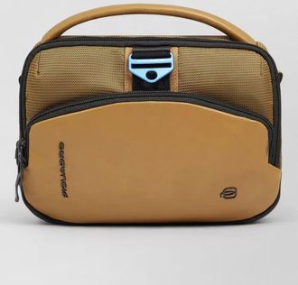 Piquadro city messenger bag adjustable strap buckle