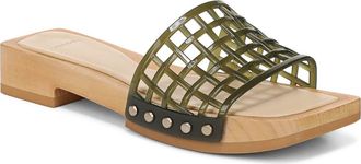 Vince Barbara Jelly Slide Sandal in Chive at Nordstrom, Size 11