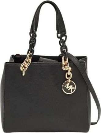 Michael Kors Pre-owned Handbags, female, Black, Size: ONE SIZE Pre-owned Leather Shoulder Bag