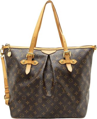 Louis Vuitton Brown Monogram Canvas Palermo Gm (Authentic Pre-Loved)