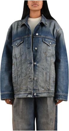 Nine In The Morning Giacca Trucker Sibi - - Jackets - Donna - Blu - S