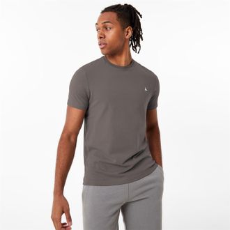 Jack Wills Sandleford-T-shirt met logo voor heren (Leisteen)