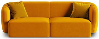 BLOOMINGLOFT 2-Sitzer Designsofa Chiara Samt