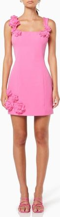 Elliatt Trompe Rosette Minidress in Pink at Nordstrom, Size X-Small