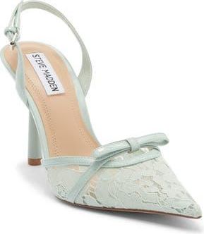 Steve Madden Sereena Lace Slingback Pump in Pistachio at Nordstrom Rack, Size 7.5